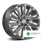 Premium Series КР1061 Humber R20/8J PCD 5x114,3 ET 40 ЦО 60,1 темно - серый глянцевый с полированной лицевой поверхностью