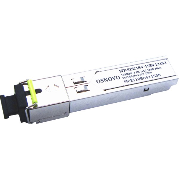Модуль OSNOVO SFP-S1SC18-F-1550-1310-I