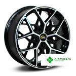 Cross Street CR-20 R17/7J PCD 5x108 ET 33 ЦО 60,1 черный с полированной лицевой поверхностью