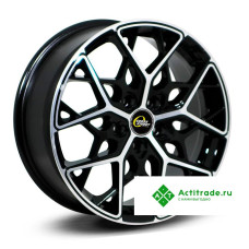 Cross Street CR-20 R17/7J PCD 5x108 ET 33 ЦО 60,1 черный с полированной лицевой поверхностью