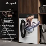 Стиральная машина Weissgauff WM 45126 Inverter Steam Color Touch(60x84x46см, фронтальная, макс:6кг, 1200об/мин, белый)