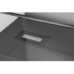 Холодильник Weissgauff 450 Rock Glass (No Frost, A+, 3-камерный, объем 450:287/163л, инверторный компрессор, графит темный)