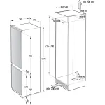 Холодильник Gorenje NRKI517141 (2-камерный, белый)