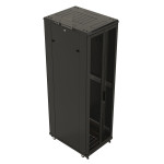 Шкаф коммутационный напольный Hyperline TTB-4266-DD-RAL9004 (42U, 600x2055x600мм, IP20, 800кг)