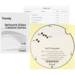 Камера видеонаблюдения Tiandy TC-C34KS (IP, купольная, уличная, 4Мп, 2.8-2.8мм, 2560x1440, 25кадр/с)