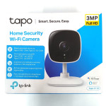 Камера видеонаблюдения TP-Link Tapo C110 (IP, внутренняя, кубическая, 3Мп, 3.3-3.3мм, 2304x1296, 15кадр/с)