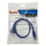 Патч-корд Buro 1427768 (RJ-45 (m), RJ-45 (m), алюминий омедненный, 0,5м, 5E, 4пары, UTP)