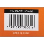 Кулер ID-Cooling DK-01 (Socket: 1150, 1151, 1155, 1156, 1200, 1700, AM3, AM3+, AM4, FM1, FM2, FM2+, алюминий, 28,8дБ, 92x92x25мм, 4-pin)