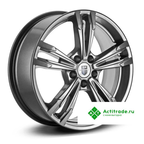 КиК Karrera Light R18/7J PCD 5x115 ET 45 ЦО 70,2 темно - серый глянцевый