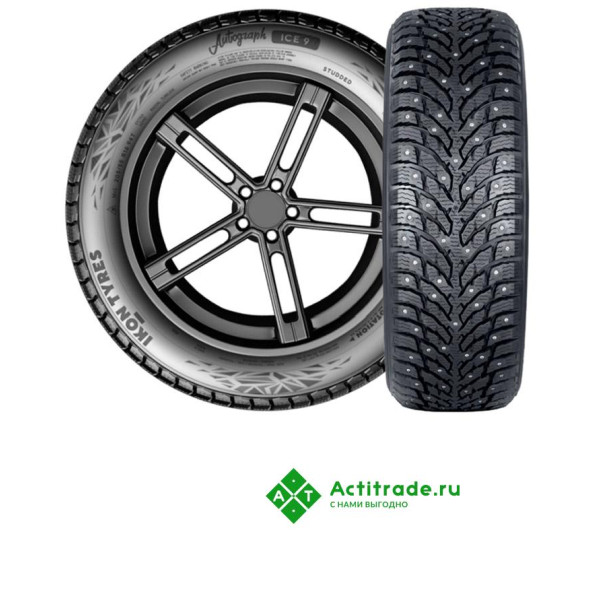 Шина Ikon Autograph Ice 9 235/45 R17 97T зимняя шипы (Extra Load)