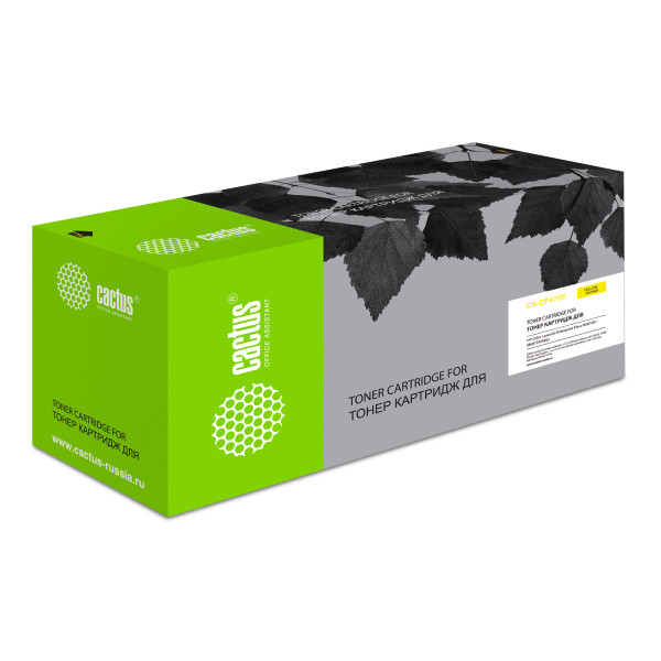 Картридж Cactus CS-CF472X (оригинальный номер: CF472X; желтый; 23000стр; Color LJ Enterprise Flow M681dh, M681f, M682z)