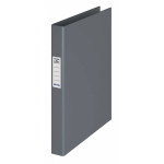 Папка на кольцах Durable 3130-10 (количество колец 2, форма колец О-образные, A4, ПВХ, ширина корешка 35мм, карман торцевой с бумажной вставкой, серый)