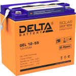 Батарея Delta GEL 12-55 (12В, 55Ач)