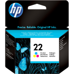 Чернильный картридж HP 22 (многоцветный; 165стр; DJ 3920, 3940, PSC 1410)