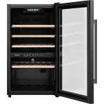 Винный шкаф Weissgauff WWC-49 DB DualZone (G, 1-камерный, черный)