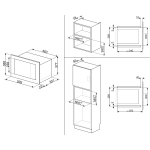 Микроволновая печь Smeg FMI020X