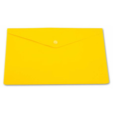 Конверт на кнопке Бюрократ PK804A5NYEL (A5, пластик, непрозрачный, толщина пластика 0,18мм, желтый) [PK804A5NYEL]