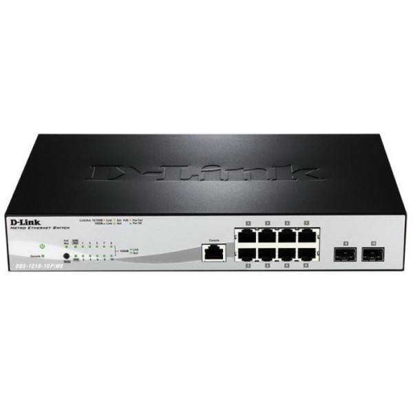 Коммутатор D-Link DGS-1210-10P/ME