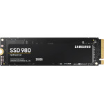 Жесткий диск SSD 250Гб Samsung 980 (M.2, 2900/1300 Мб/с, 320000 IOPS, PCI-E, для ноутбука и настольного компьютера)