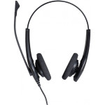 Гарнитура Jabra Biz 1500 Duo QD (оголовье, с проводом, накладные, Quick Disconnect)