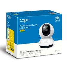 Камера видеонаблюдения TP-Link Tapo C220 (IP, внутренняя, поворотная, сферическая, 4Мп, 4-4мм, 2560x1440, 30кадр/с) [Tapo C220]