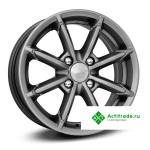 КиК Sportline R14/6J PCD 4x100 ET 40 ЦО 67,1 темно - серый глянцевый