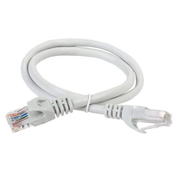 Патч-корд IEK PC01-C5EU-3M (RJ45(m), RJ45(m), внутренний, 3м, 5E, 4пары, U/UTP, серый)