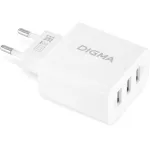 Зарядное устройство DIGMA DGWC-3U-5A-WG (5А)