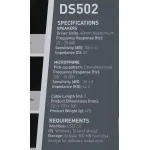 Гарнитура MSI DS502 (оголовье, с проводом, 2м, полноразмерные, USB, 405г)