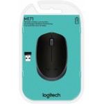 Мышь Logitech M171 Wireless Mouse Grey-Black USB (радиоканал, кнопок 3, 1000dpi)