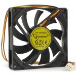 Кулер для корпуса Gembird D8015BM-3 (27дБ, 80x80x15мм, 3-pin)