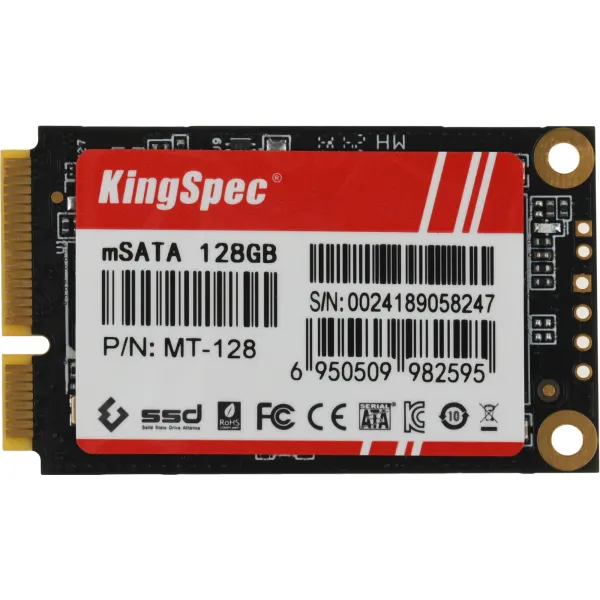 Жесткий диск SSD 128Гб KingSpec (500/450 Мб/с)