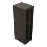 Шкаф коммутационный напольный Hyperline TTB-4266-DD-RAL9004 (42U, 600x2055x600мм, IP20, 800кг)