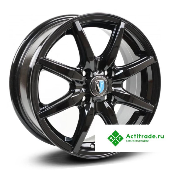 Venti 1515 R15/6J PCD 4x100 ET 48 ЦО 54,1 черный глянцевый