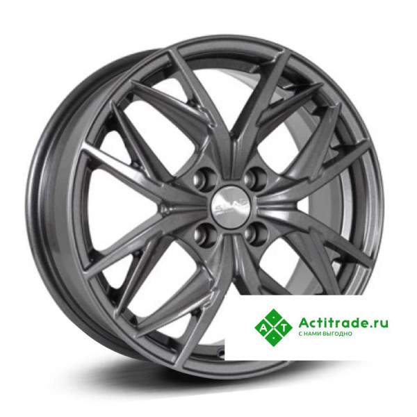 Скад Асти R16/6.5J PCD 4x100 ET 50 ЦО 60,1 графитовый