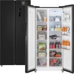 Холодильник Weissgauff WSBS 500 Inverter (No Frost, A+, 2-камерный, Side by Side, инверторный компрессор, черный)
