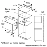 Микроволновая печь Bosch BFL524MB0