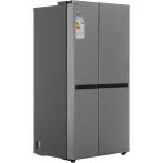 Холодильник LG GC-B257KMHW (No Frost, A+, 2-камерный, Side by Side, объем 703:432/271л, инверторный компрессор, серебристый)