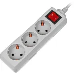 Сетевой фильтр Buro 300SL-3-G (3м, 3xEURO, 1,5кВт, 7А)