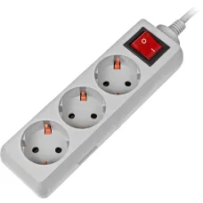 Сетевой фильтр Buro 300SL-3-G (3м, 3xEURO, 1,5кВт, 7А) [300SL-3-G]