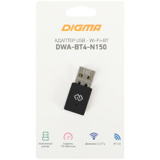 Сетевой адаптер DIGMA DWA-BT4-N150 [DWA-BT4-N150]
