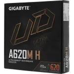 Материнская плата Gigabyte A620M H (AM5, AMD A620, 2xDDR5 DIMM, microATX, RAID SATA: 0,1,10)