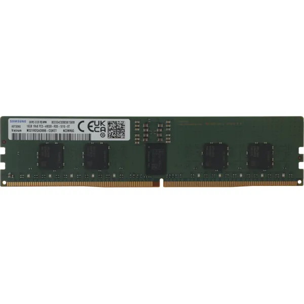 Память DIMM DDR5 16Гб 4800МГц Samsung (38400Мб/с, CL40, 288-pin, 1.1 В)