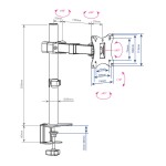 Кронштейн Arm Media LCD-T02