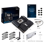 Материнская плата ASUS PRO WS WRX80E-SAGE SE WIFI II (AM4, AMD WRX80, 8xDDR4 DIMM, eATX, RAID SATA: 0,1,10)