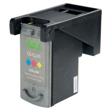 Чернильный картридж Cactus CS-CL51 (голубой, желтый, пурпурный; 18стр; Pixma MP150, MP160, MP170, MP180, MP450, MP460, iP2200, iP6210, iP6220, iP6220D, iP6310, iP6310D, MX300, MX310) [CS-CL51]