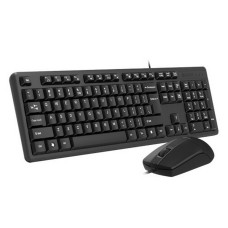 Клавиатура и мышь A4Tech KK-3330 (кнопок 3, 1200dpi) [KK-3330 USB (BLACK)]
