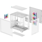 Корпус DeepCool CG530 4F WH (Mini-Tower)