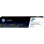 Тонер-картридж HP 126A (голубой; 1000стр; LJ CP1025)