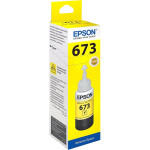 Картридж Epson C13T673498 (желтый; 70стр; L800, L801, L810, L850)
